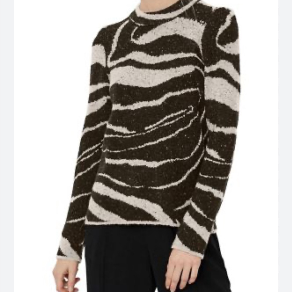 Vero Moda Swirl-Pattern Mockneck Sweater